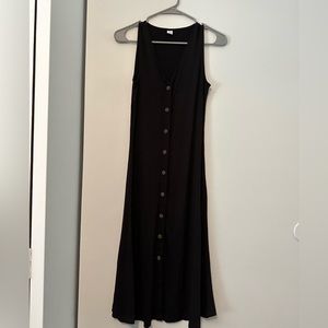Old Navy sleeveless v neck ribbed dress